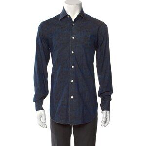 KITON Men's Long Sleeve Dress Shirt Size L